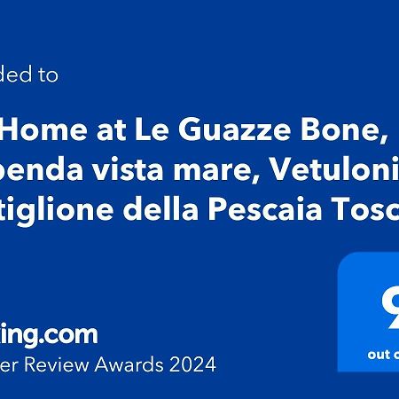My Home At Le Guazze Bone, Stupenda Vista Mare, Vetulonia, Castiglione Della Pescaia Toscana المظهر الخارجي الصورة